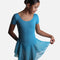 Girls Ballet Skirted Leotard with Cap Sleeves, RAD Exam Approved - REBECCA / FREYA