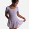Girls Ballet Skirted Leotard with Cap Sleeves, RAD Exam Approved - REBECCA / FREYA