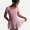 Girls Ballet Skirted Leotard with Cap Sleeves, RAD Exam Approved - REBECCA / FREYA