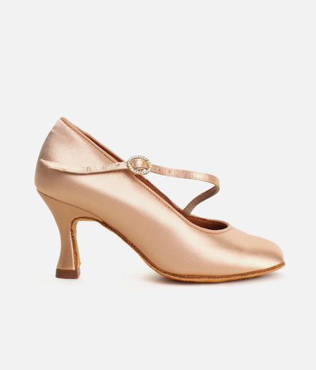 Ladies Ballroom Shoes, Satin Dance Shoes - ICS RT SS