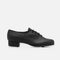BLOCH S0301M men’s black leather Oxford tap shoe with front laces and a low heel