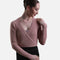 Knit Wrap Top, Professional Dance Warm-Up Essential - S0669