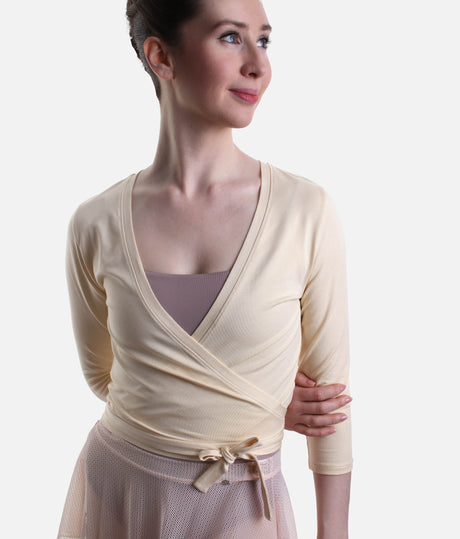 Ballet & Pilates Wrap Over, Second-Skin Studio Essential - S0733