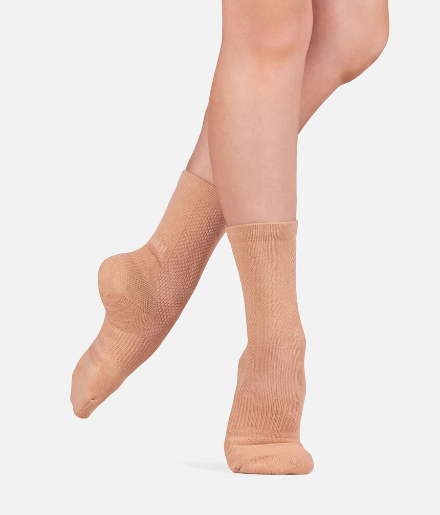 BLOCHSOX Crew Length Dance Socks • Contemporary, Lyrical & Jazz - A1200