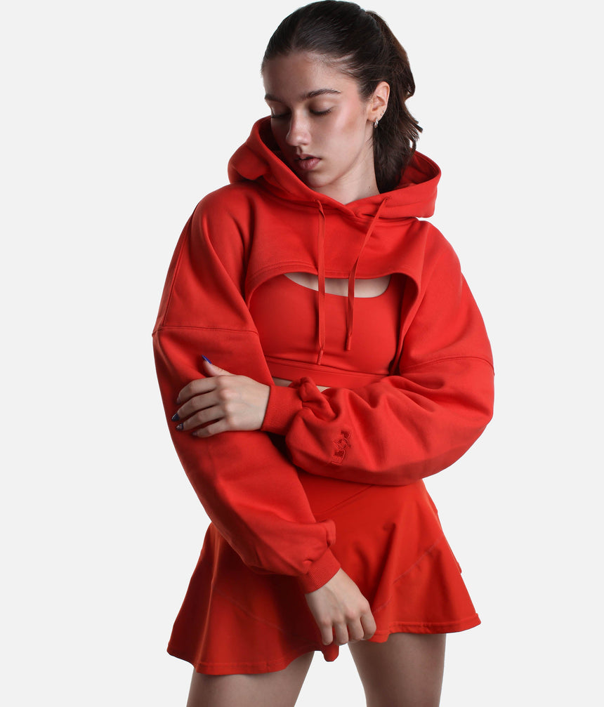 Cropped Cloud Shruggie – Cozy Layer for Dance, Pilates & Gym