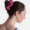 Metallic Gymnastic Scrunchie with Silver Piping