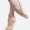 Vegan Split Sole Ballet Shoes, Memory Foam Heel & Stretch Canvas - SD122VG