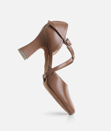 X-Strap Leather Character Shoes - SD143