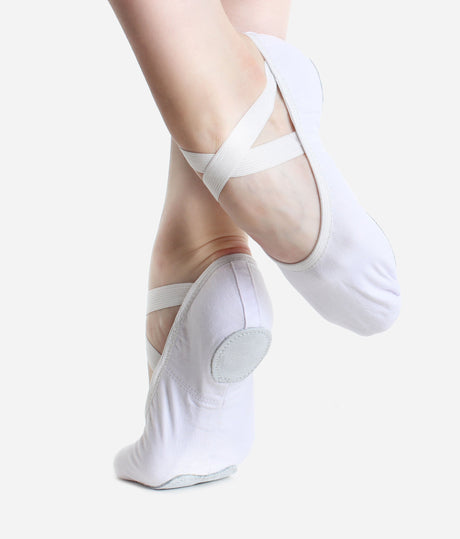 X/Wide Width, Stretch Canvas Ballet Flat - SD 16 / SD 18