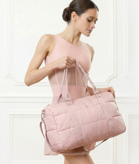 Quilted Dance Duffel Bag, Spacious, Elegant Studio Carryall - SD2453