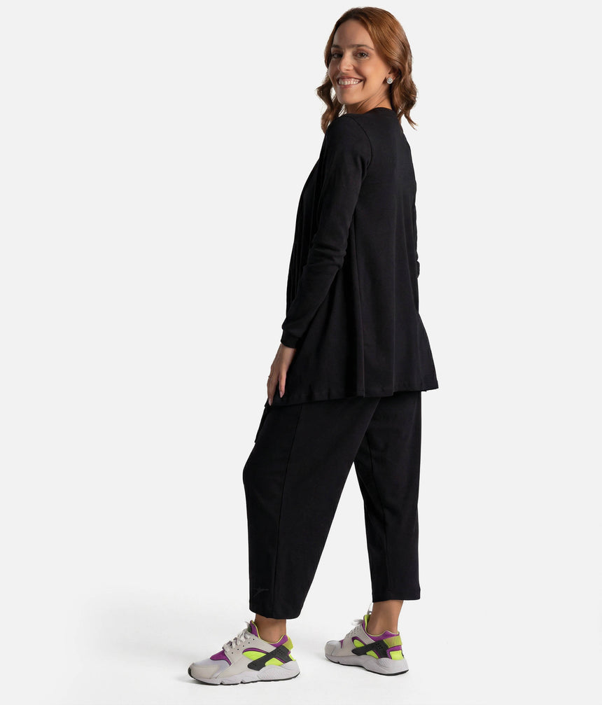 Studio to Street Cardigan, Lightweight Cotton Dance Warm-Up Layer - SD2405
