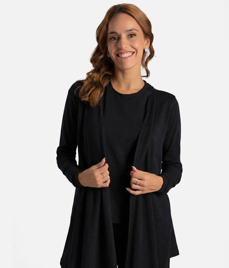 Studio to Street Cardigan, Lightweight Cotton Dance Warm-Up Layer - SD2405
