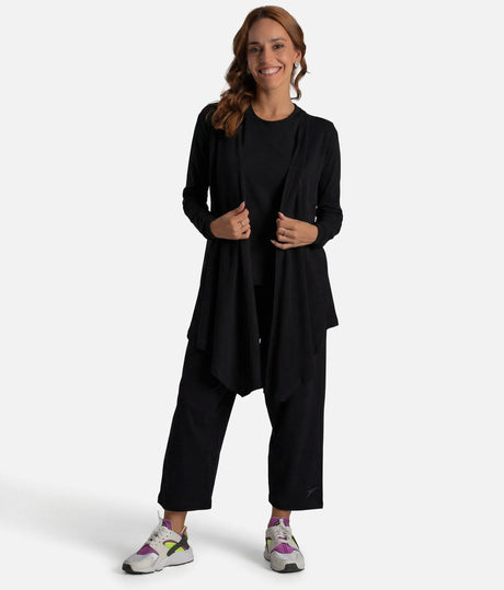 Studio to Street Cardigan, Lightweight Cotton Dance Warm-Up Layer - SD2405