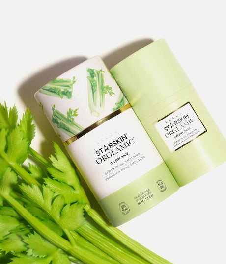 ORGLAMIC® Celery Juice SERUM-IN-OIL EMULSION, Hydrating Glow Treatment