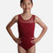 Girls Dance Leotard, Tank Style with Mesh Neckline & Keyhole Back - SL128
