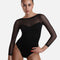 Long Mesh Sleeve Dance Leotard - SL 129