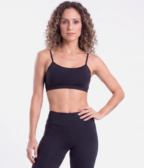 Dance Crop Top with Camisole Straps, Adult Dancewear - SL141