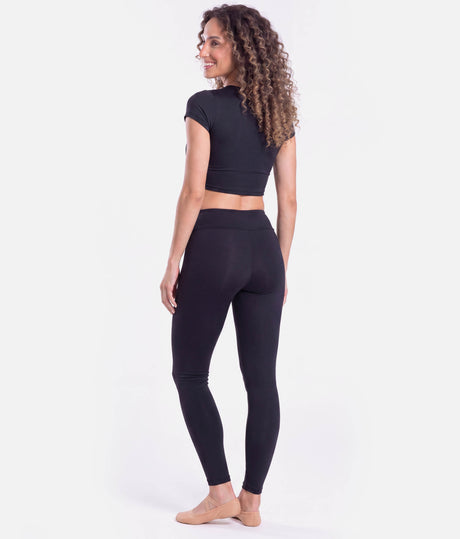 Women's High Waist Dance Leggings, Soft Microfiber - SL155