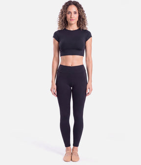 Women's High Waist Dance Leggings, Soft Microfiber - SL155
