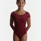 Girls Lace Cap Sleeve Dance Leotard - SL17