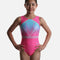 Girls Sleeveless Gymnastics Leotard with Crystal Design - Z796 Spritz