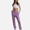 Rollover Waist Sweatpants – Oversized Cozy Fleece Joggers with Pockets