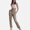 Rollover Waist Sweatpants – Oversized Cozy Fleece Joggers with Pockets