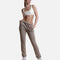 Rollover Waist Sweatpants – Oversized Cozy Fleece Joggers with Pockets