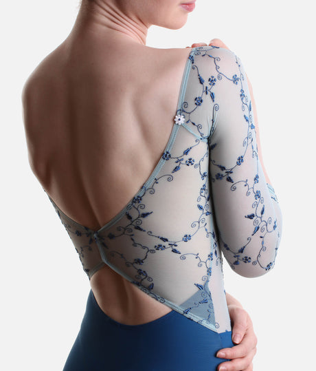 TACITA DI Atlantic • Embroidered ¾ Sleeve Ballet Leotard, Icons Collection