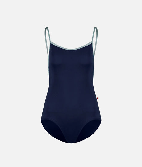 Tamara Camisole Ballet Leotard • Dark Blue & Ice