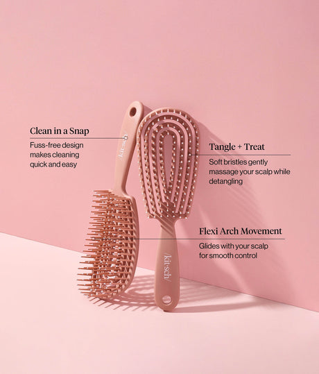 Detangling Flexi Brush - Professional-Style Wet & Dry Hair