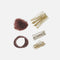 Brown Hair Accessories Set, All-in-One Bun Kit for Performers - TH156