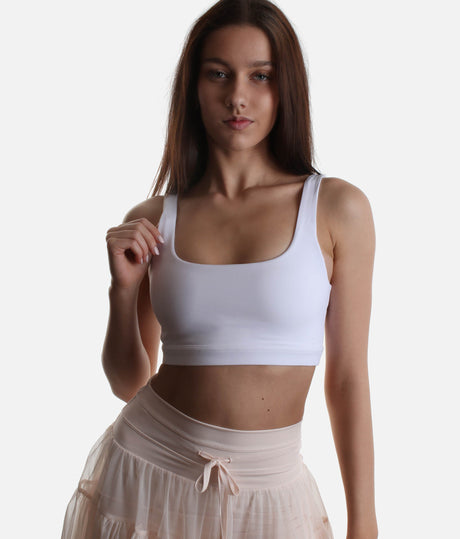 Minimalist Square Neck Sports Bra for Yoga & Pilates - TONE BRA