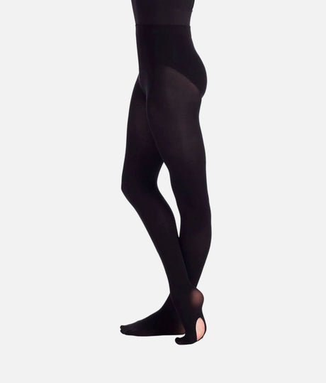 Convertible Dance Tights, Ballet & Pointe Friendly with Matte Look - TS82