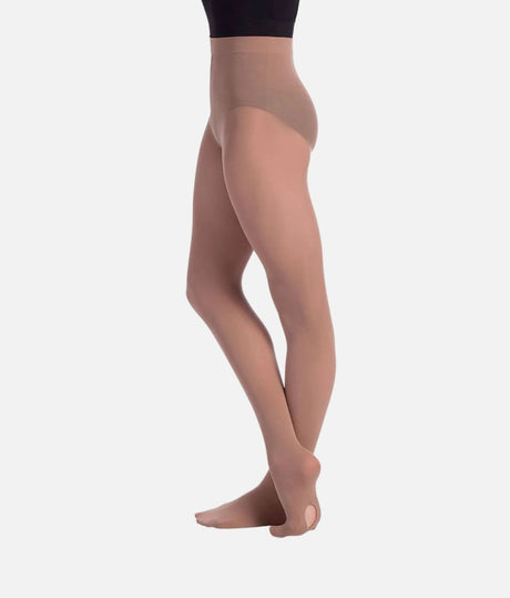 Convertible Dance Tights, Ballet & Pointe Friendly with Matte Look - TS82