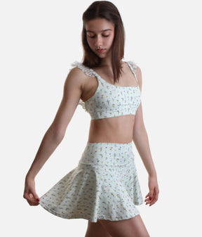 High-Waisted Twirl Skort – Activewear with 2-Pocket Inner Shorts