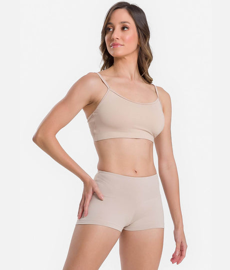 Nude Foundation Bra Top, Invisible Dance Crop Top - UG209