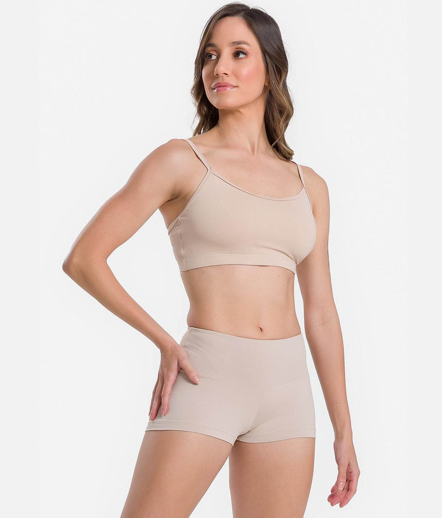 Nude Foundation Bra Top, Invisible Dance Crop Top - UG209