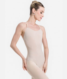Nude Dance Body Liner, Adjustable Camisole Leotard - UG212
