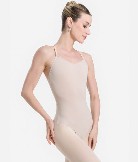 Nude Dance Body Liner, Adjustable Camisole Leotard - UG212