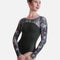 Long Sleeve Dance Leotard, Low Back - VALENTINA