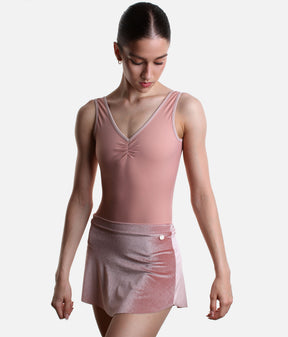 Luxury Velvet Ballet Skirt, Short Pull-On Dance Skirt - VELA