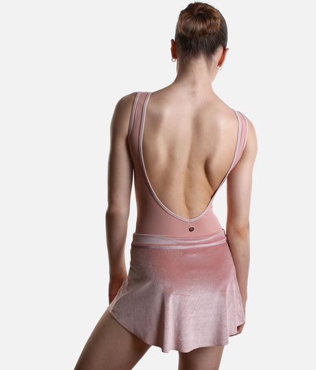 Luxury Velvet Ballet Skirt, Short Pull-On Dance Skirt - VELA