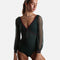 Sophisticated Long Sleeve Dance Leotard with Open Back - VENERE GL BOTTIGLIA