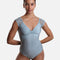Deep V-Neck Dance Leotard, Romantic Lace - VENERE BC