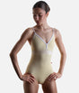 Zoe Ballet Leotard • Vanilla Techni with Crushed Velvet Waist