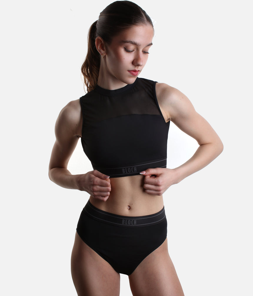 KATHERINE High Waist Dance Brief, Supportive & Stage-Ready - R90009